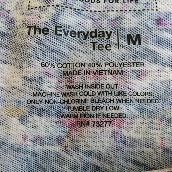 Sonoma The Everyday Tee Long Sleeve Shirt M Purple Blue - Picture 3 of 11